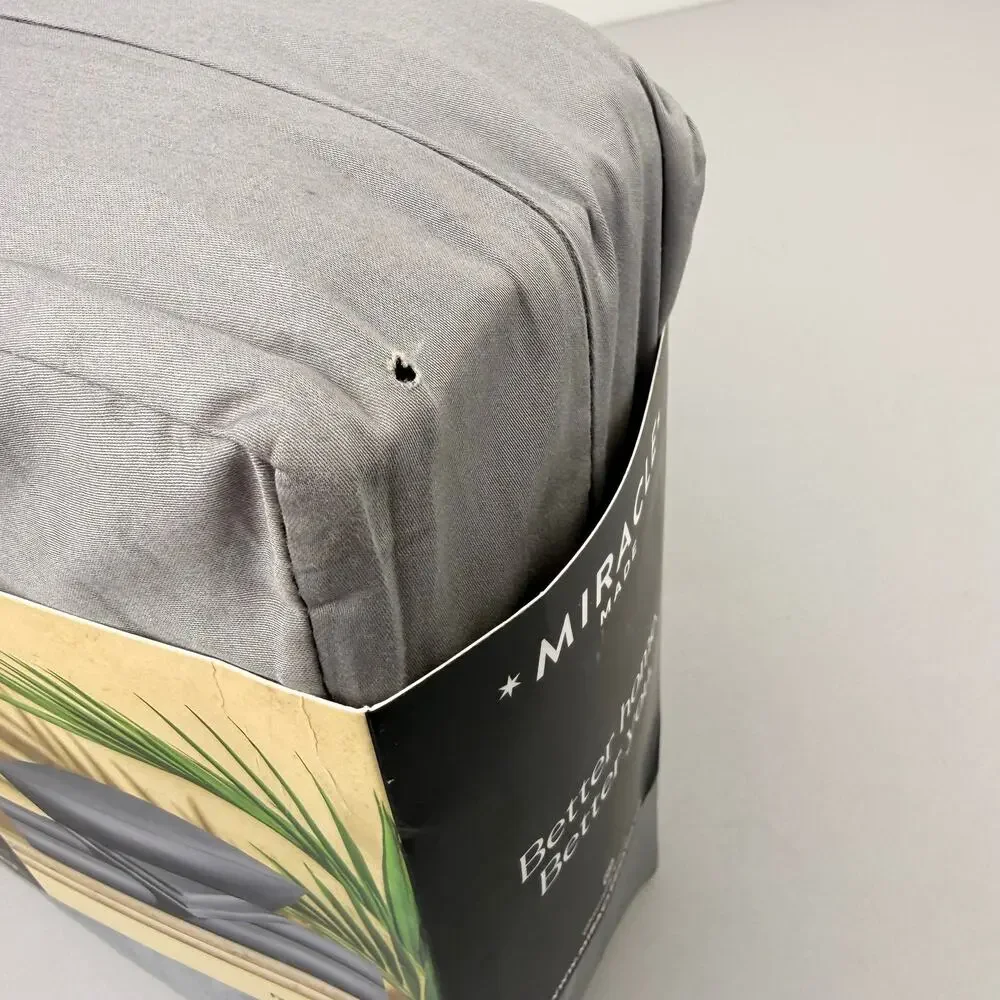 Miracle Made CAL KING Sheet Set EXTRA LUX Stone Gray Sateen Self-Cooling